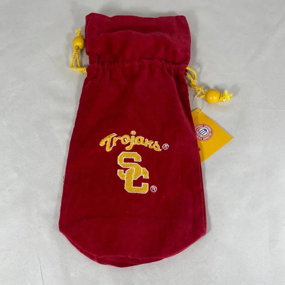 Collectible Trojans USC Wine Bottle Carrier NWT